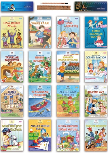 Tübitak Matematik Her Yerde Serisi Set 16 Kitap 7+ Yaş İlk Okuma