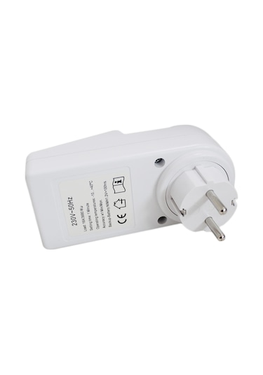 Konesam Ev Elektrikli Aletleri İçin Lcd Ekranlı Zamanlayıcı Soketi - Avrupa Standartı, Kesin Zaman Kontrolü, 16a/3680w
