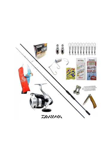 Double Black 210cm 20-40gr Daiwa 4000b Kıyı Spin Olta Takımı Seti