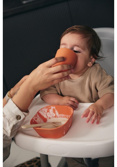 Mini Bebek Bardakları 2'li Peach - Sage Green