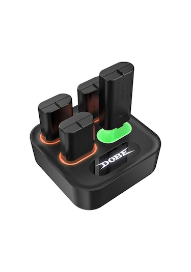 Xbox Series S X Batarya Şarj Dock + 4 Adet Pil Dahil