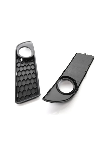 Wezone Volkswagen Polo 2005-2009 Sağ Ve Sol Sis Farı Kafesi - Siyah Abs Malzeme - Oe Numara 6q0853665e 6q0853666e