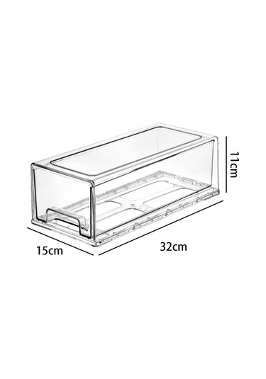 Suntek Depolama Kutusu Muhtelif Konteyner Şeffaf 32x15x11cm