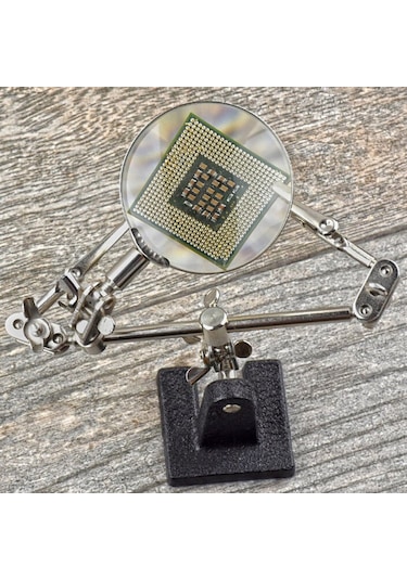 Çok Fonksiyonlu Çift Kollu Ayarlanabilir Tamir Büyüteç Seti