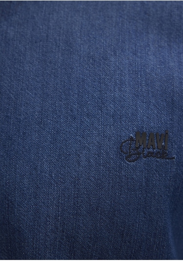 Mavi - Roy Lux Black Koyu Indigo Mavisi Jean Gömlek 0210496-90767 Koyu Mavi