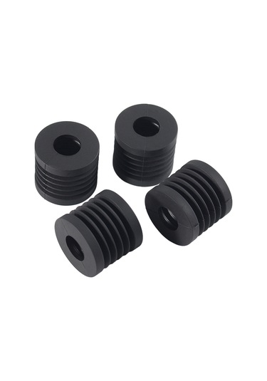 Ximistore9 Bambu Lab X1/x1c/p1p/p1s İçin 4 Adet 3d Yazıcı Lastik Ayak, 29x26mm Siyah, Sarsıntı Önleyici Ve Tamponlama Özelliği Çok Renkli