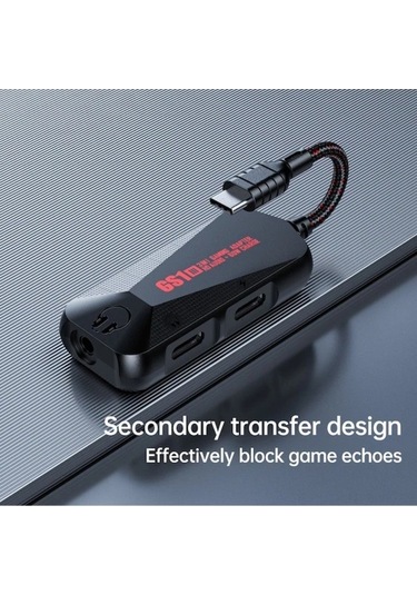Ebitda Gs1 3'ü 1 Toplu Usb-c Ses Adaptörü, 60w Hızlı Şarj Arada