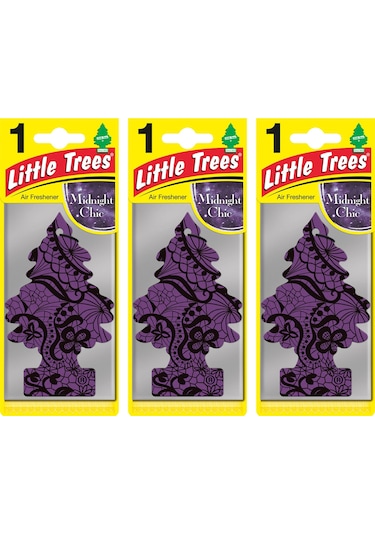 Little Trees 3'Lü Midnight Chic Asma Oto Kokusu Gece Yarısı Fresh