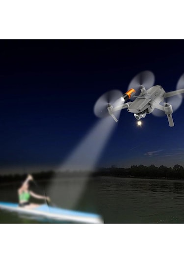 DJI Mavic 2 Pro için Gece Uçuş Zoomlu Fener Üst Lamba 360 Derece Dönüş
