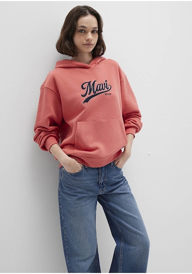 Mavi Kapüşonlu Somon Kadın Sweatshirt M1s10420-71076 Somon
