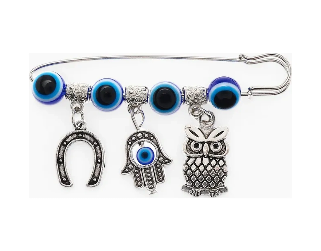 Queen Fair Dekoratif İğne Nazar Kurdu Koruyucu 16515141 Mavi