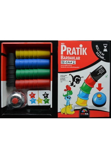 Redka Pratik Bardaklar Zeka Mantık ve Strateji (akıl Oyunları)