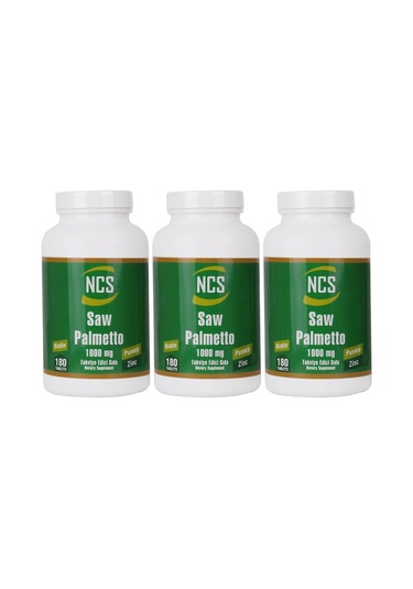 Ncs Saw Palmetto 1000 MG 180 Tablet 3 Adet