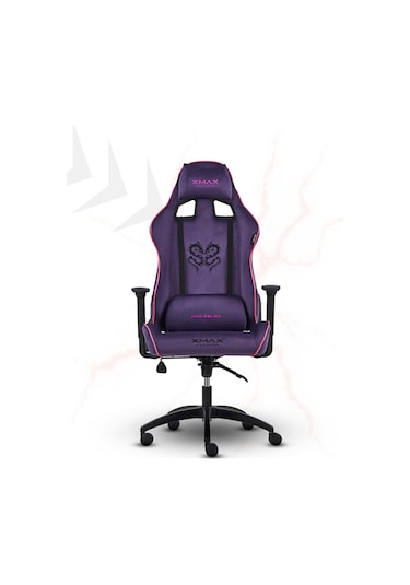 Rio Plus Balerion Terletmez Kadife Kumaş Mor Gaming Oyuncu Koltuğu -6 Mor