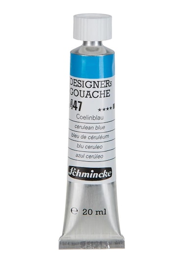 Schmincke Hks Designers' Gouache Tüp Guaj Boya 20 ML 314 Scarlet Red