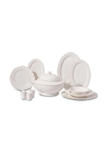 KORKMAZ A8241 ELİZA COLL.60 PRÇ YEMEK TAKIMI