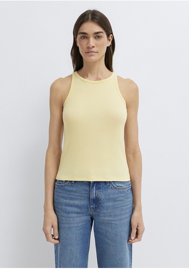 Mavi - Halter Yaka Sarı Atlet 1613912-70027