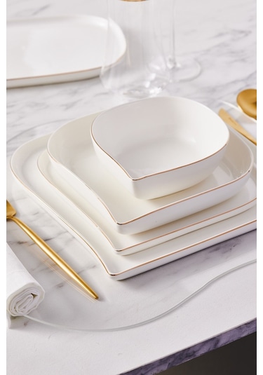 Karaca  Streamline Slope Porselen  29 Parça 6 Kişilik Yemek Takımı