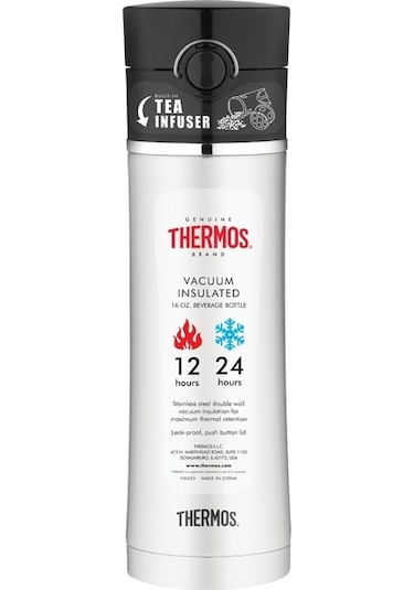 Thermos Ns 403 Çay Demleme Aparatlı Mug Termos 470 ML Sıyah 12677