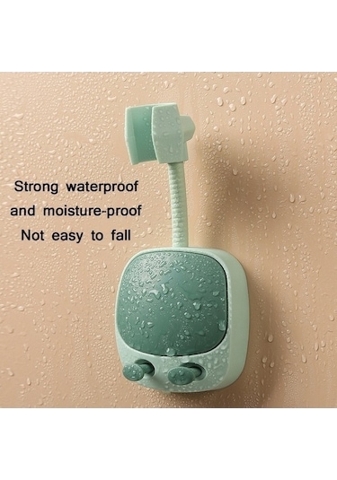 Tongxida Yumruksuz Sabitleme Gri Duş Duş Çerçevesi, Adet 2, Evrensel Banyo Ayarlanabilir Aparatı Koyu Gri