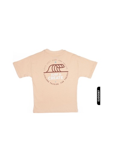 Escabel Xo Kids Erkek Çocuk Tişört 5-14 Yaş 1727 Camel