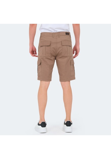 Slazenger EARNINGS Erkek Cepli Kargo Toprak Şort