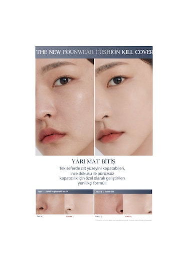 Clio Kill Cover The New Founwear Cushion + Refill SPF50+ 1.5 Fair