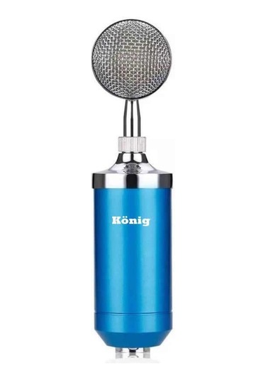 König K-Cm502 Condenser Kayıt Mikrofonu Mavi