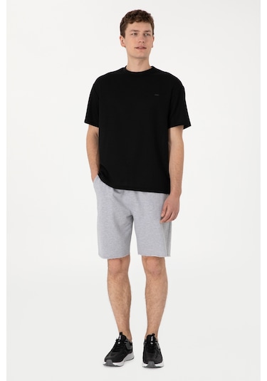 U.s. Polo Assn. Erkek Gri Melanj Şort Örme 50307289-vr086 GRI MELANJ