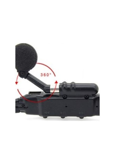 Noel Noel Noel Güneş Gözlüğü Dahili Bluetooth Kulaklık Ve Mikrofonlu Spor Gözlüğü Siyah