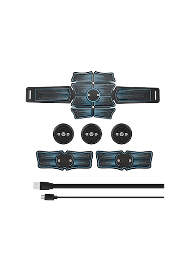 Leezsing Kas Eğitmeni Karın Kası Elektrostimülasyon Çok Fonksiyonlu Fitness Aksesuarları Abs Şekillendirici Masaj Pedi Ev Spor Salonu Karın Kol Bacak Mas-614 Çok Renkli