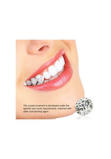 Mufunye 10 Adet Abs Diş Dekoru, Beyaz Veya Renkli Seçenek, 6x3x1cm Boyut, 5g Ağırlık