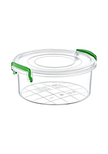 Yuvarlak Saklama Kutusu 1.2 Litre Şeffaf