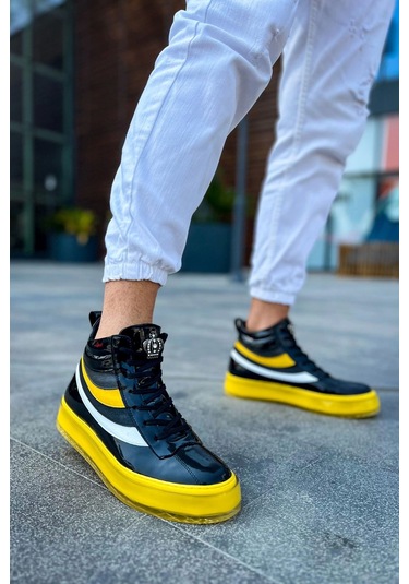 Ch973 Majesty Srt Erkek Bot Sarı Çok Renkli