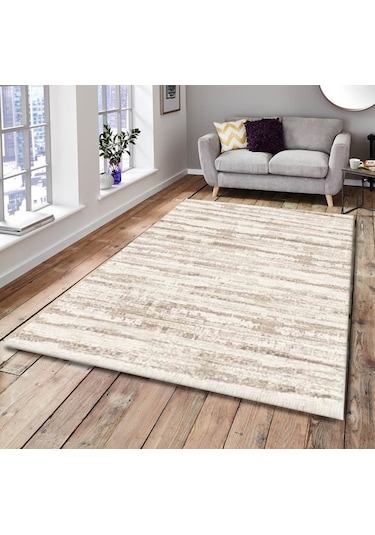 Brillant Latex Kaymaz Taban Halı-Kumsal Hl11250.801-(130X190)