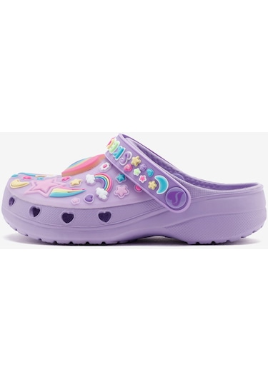 Skechers Heart Charmer - Miss Girly Küçük Kız Çocuk Mor Sandalet 308406n Lvmt Mor
