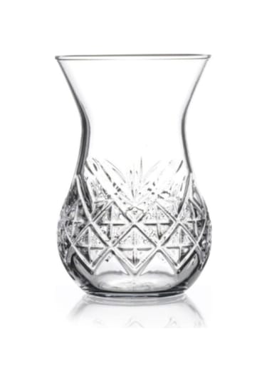 Paşabahçe Timeless Kesme Kristal Çay Bardağı - 12 Li Çay Bardak 42881 Şeffaf