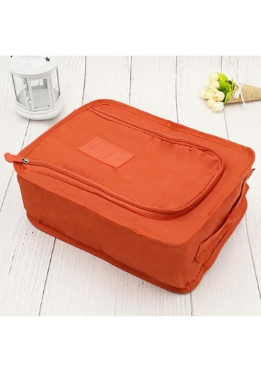 Lacivert Taşınabilir Katlanır Küçük Saklama Çantası Ayakkabı Saklama Çantası Çok Fonksiyonlu Plaj Seyahat Ayakkabı Çantası Lacivert