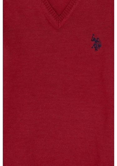 U.s. Polo Assn. Kız Çocuk Vişne Kazak /triko 50294198-vr223 Bordo