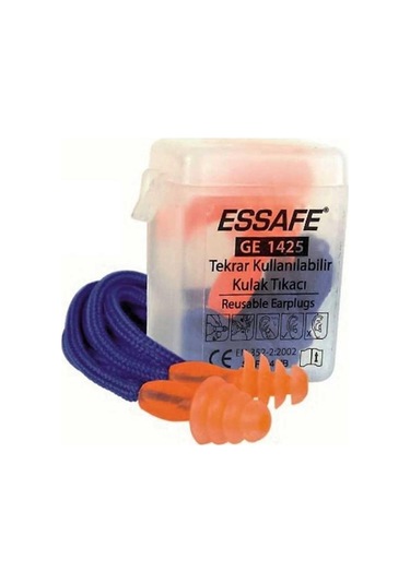 Essafe Ge-1425 Çam Tipi İpli Kutulu Kulak Tıkacı