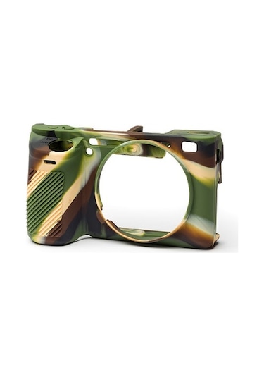Easycover Sony A6500 Silikon Kılıf Ecsa6500C (Kamuflaj)