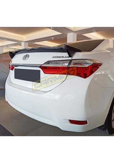Toyota Corolla Uyumlu Trd Bagaj Üstü Piano Black Spoiler 2013-2018