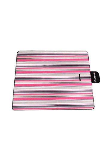 Madfox Skyloft Su Gecirmez Piknik Kamp Örtüsü Blue Stripe Çok Renkli