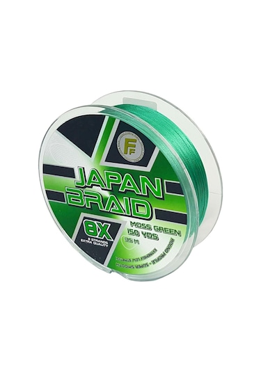Lineaeffe Japan Braid 8X 8 Kat Örgü Ip Dynema Misina 135M Yeşil