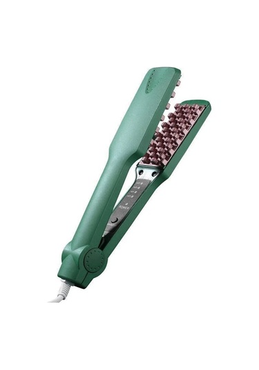 Green Izgara Saç Crimper Dolgunlaştırıcı Seramik Profesyonel