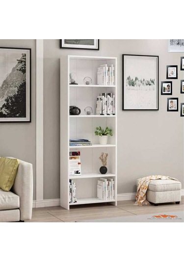 Modilayn Mısra 5 Raflı Kitaplık, Kütüphane