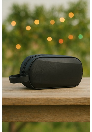 Erkek Günlük Portföy Clutch El Çantası Siyah