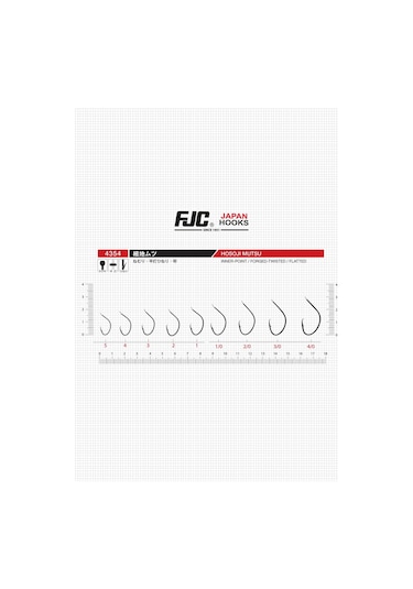 Fjc4354 Hosojı Mutsu Black Nıkel 2/0