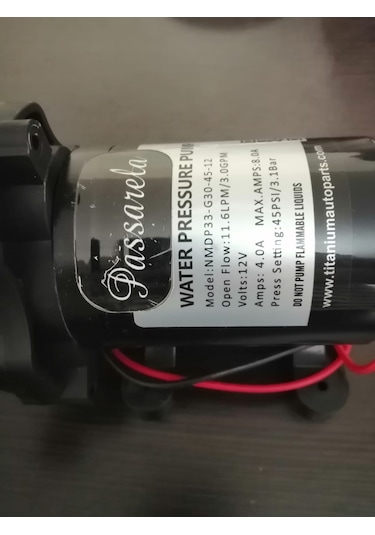Passarella Karavan Ve Tekneler İçin 12v Hidrofor 11.3 Lt