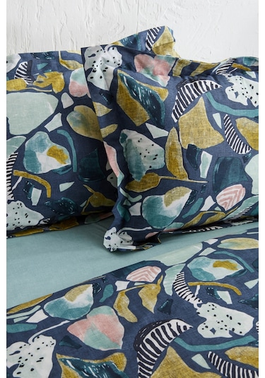 Sarah Anderson Era Tek Kişilik Nevresim Takımı İndigo 160.22.11.0038